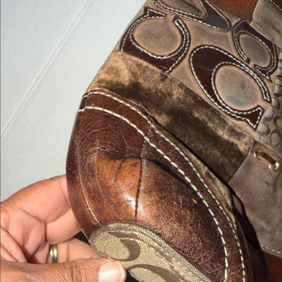 Vintage Coach Patchwork Bag F-124840 - Picture 8 of 10